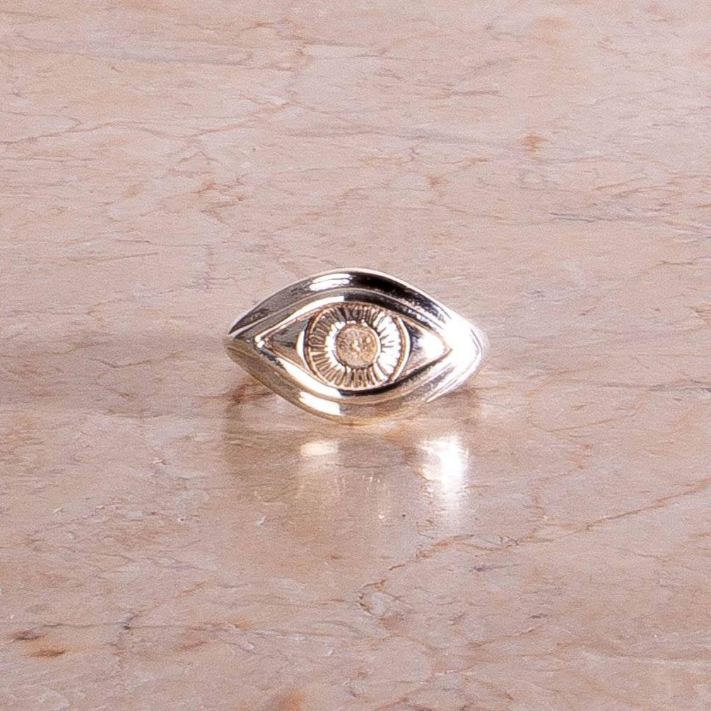 Talisman Böser Blick Schutz Augen Ring aus 925 Sterling Silber - NooeBerlin