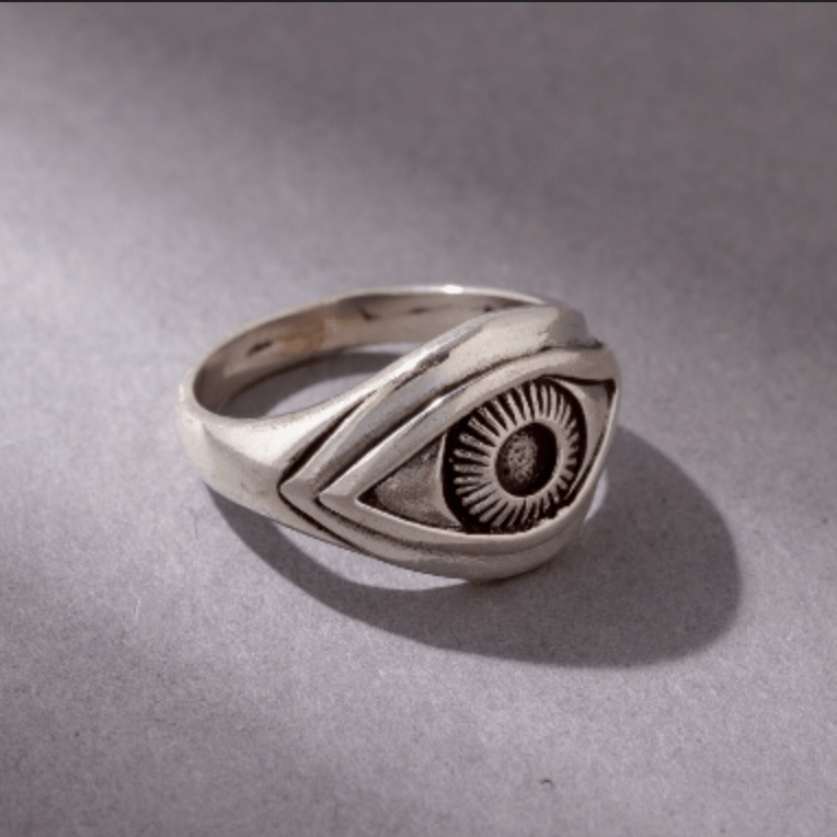 Talisman Böser Blick Schutz Augen Ring aus 925 Sterling Silber - NooeBerlin