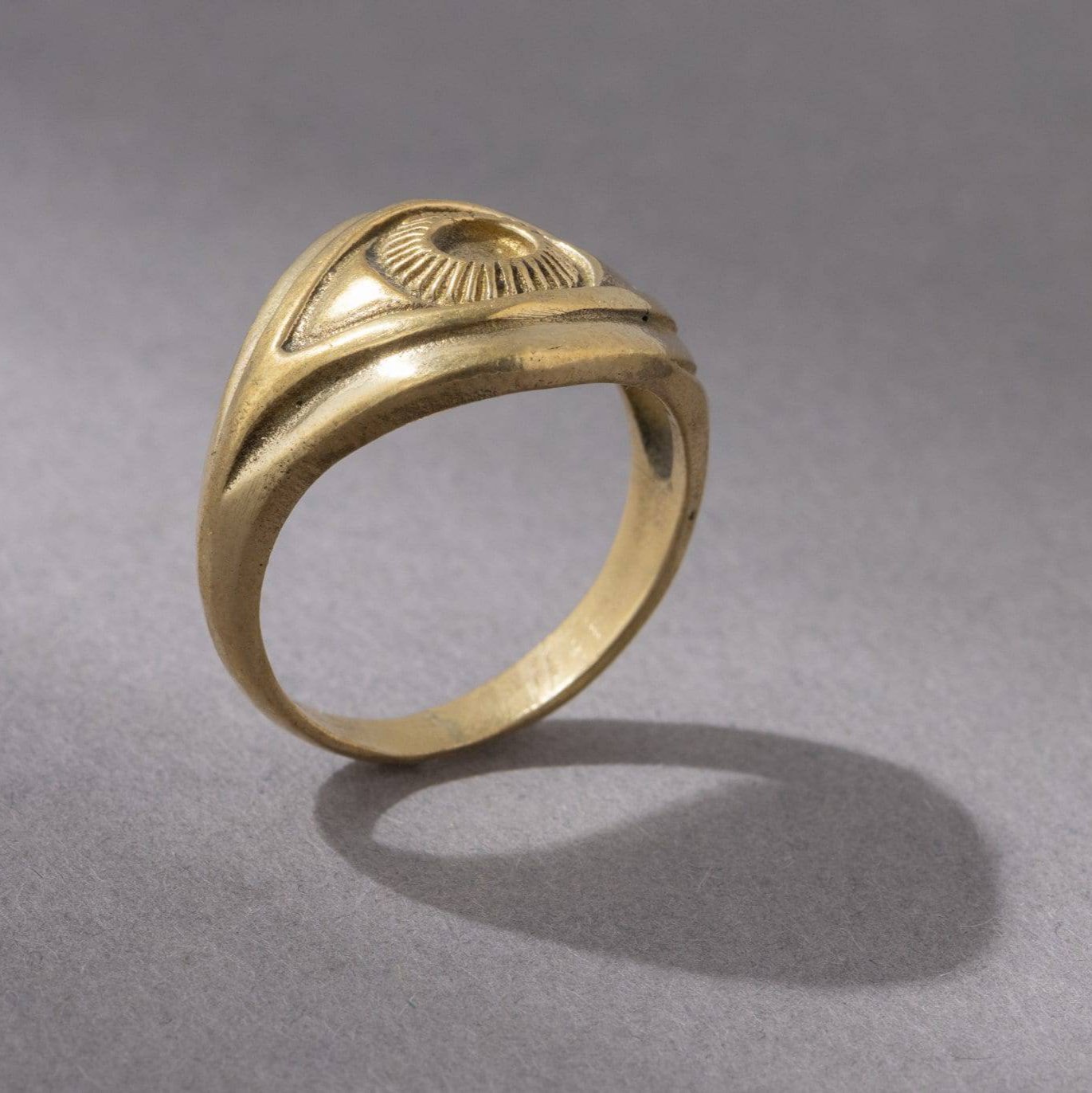 Talisman Böser Blick Schutz Augen Ring gold - NooeBerlin