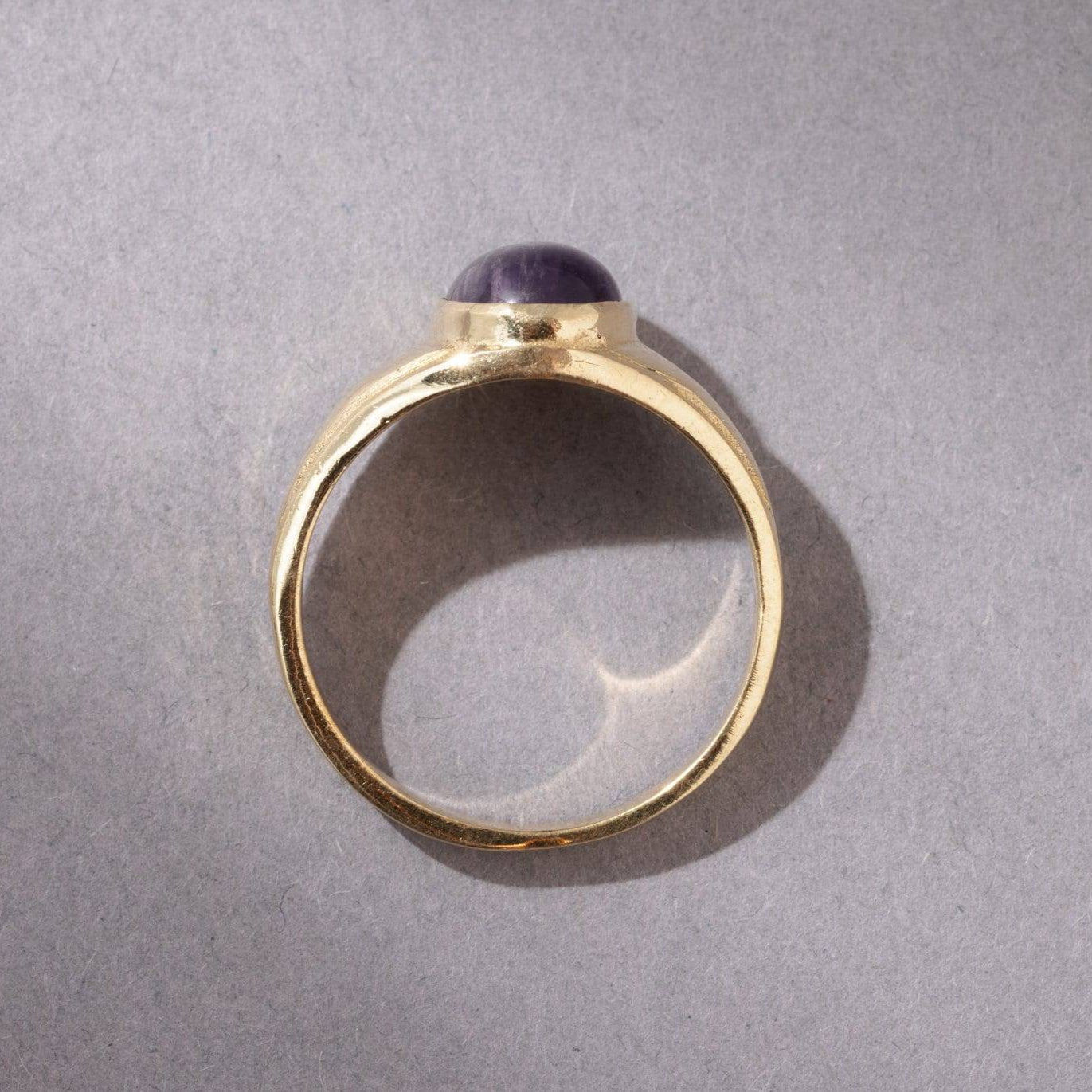 Siegelring mit Amethyst handgemacht - NooeBerlin